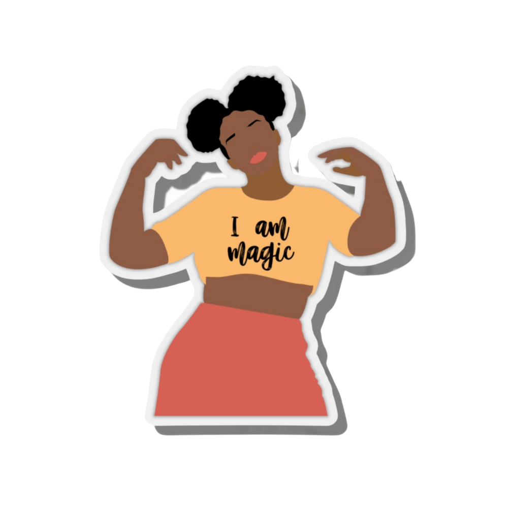 I am magic, Black girl magic sticker