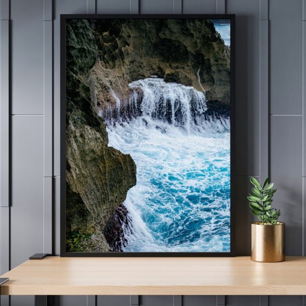 The cliffs of Nusa Penida Travel Poster