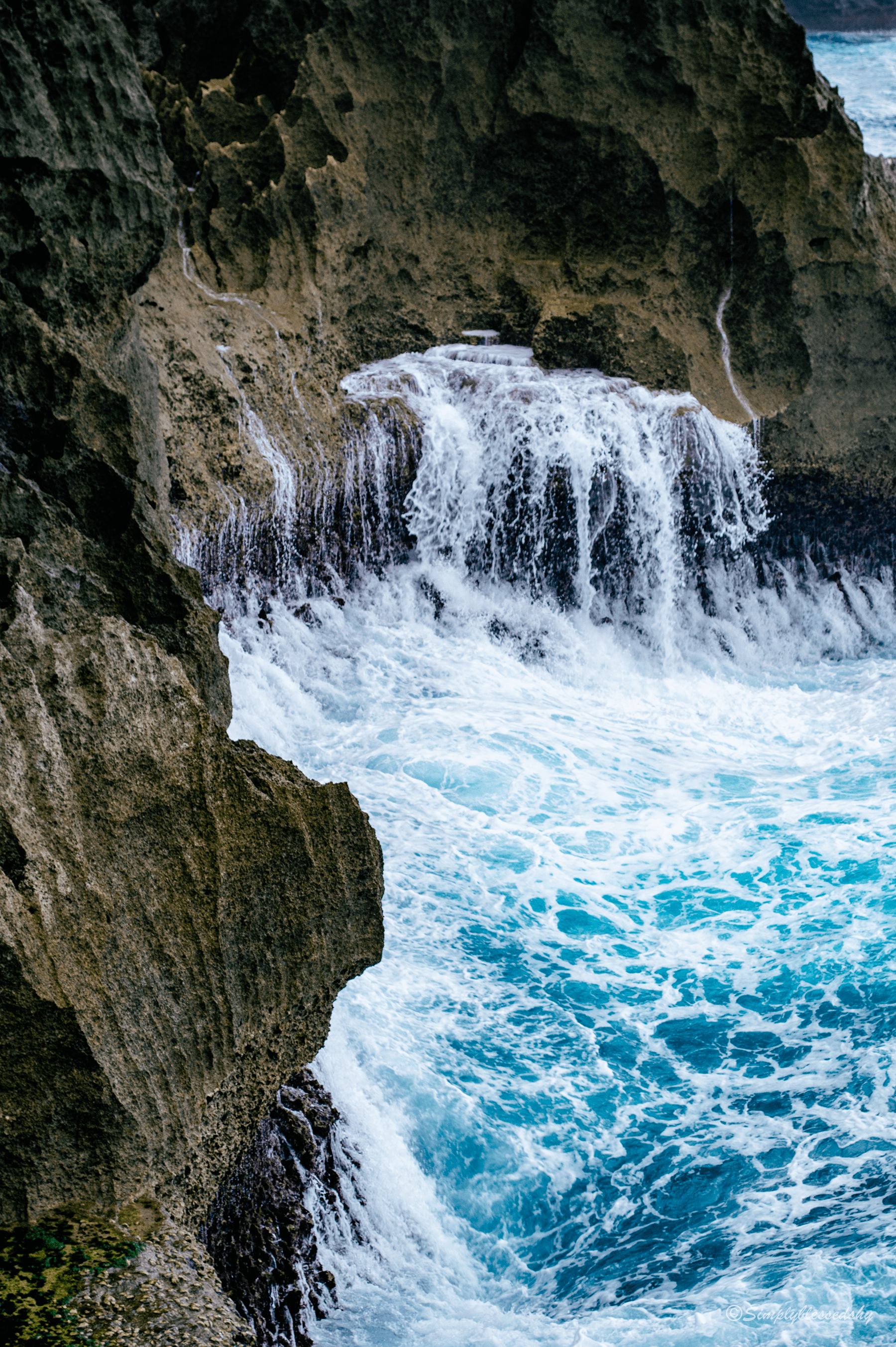 The cliffs of Nusa Penida Travel Poster