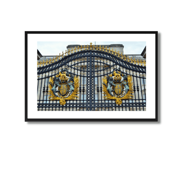 Buckingham Palace Royal Coat of Arms Travel Poster
