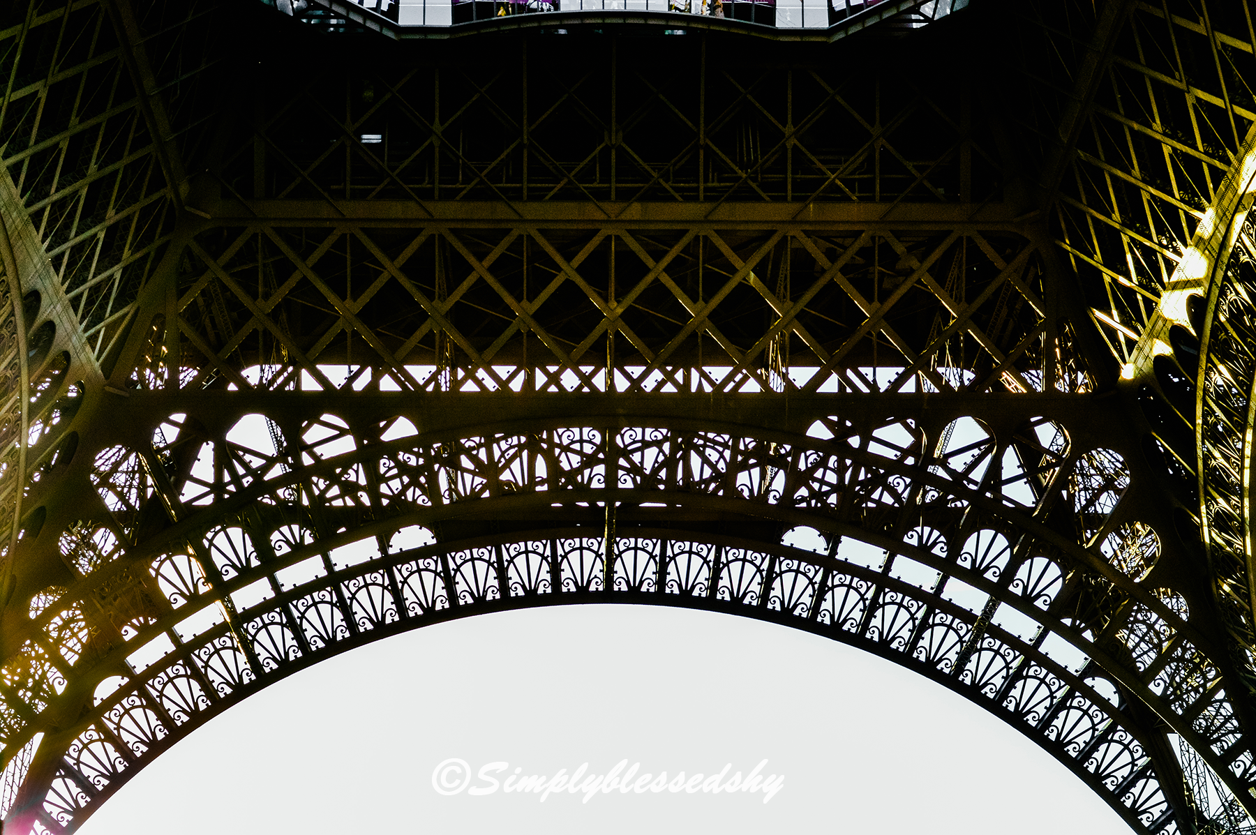 Eiffel Tower close-up print