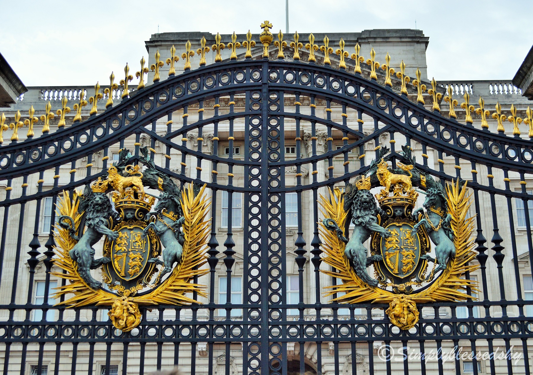 Buckingham Palace Royal Coat of Arms Travel Poster