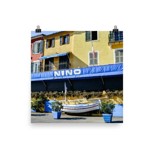 Nino Cafe Travel Poster