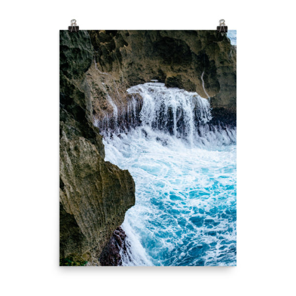 The cliffs of Nusa Penida Travel Poster