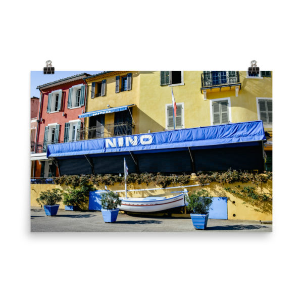 Nino Cafe Travel Poster