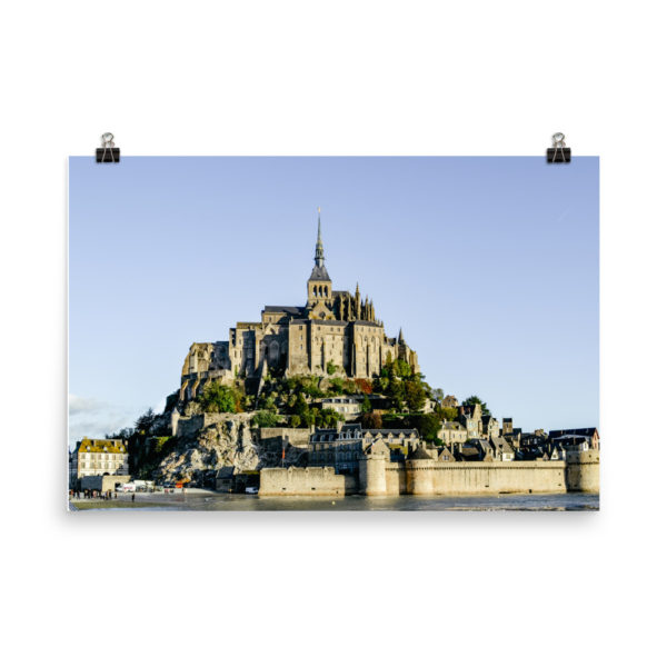 Mont Saint Michel Travel Poster