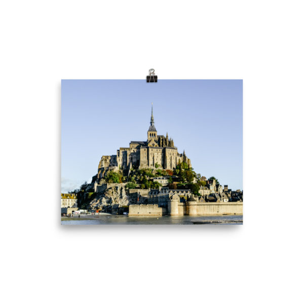 Mont Saint Michel Travel Poster