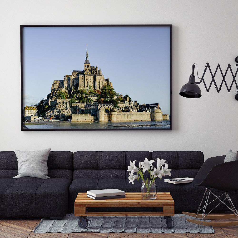 Mont Saint Michel Travel Poster