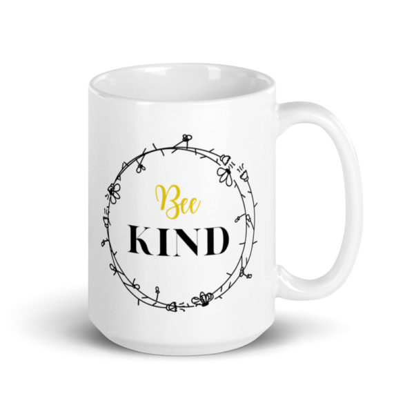 Bee kind coffee mug 15oz