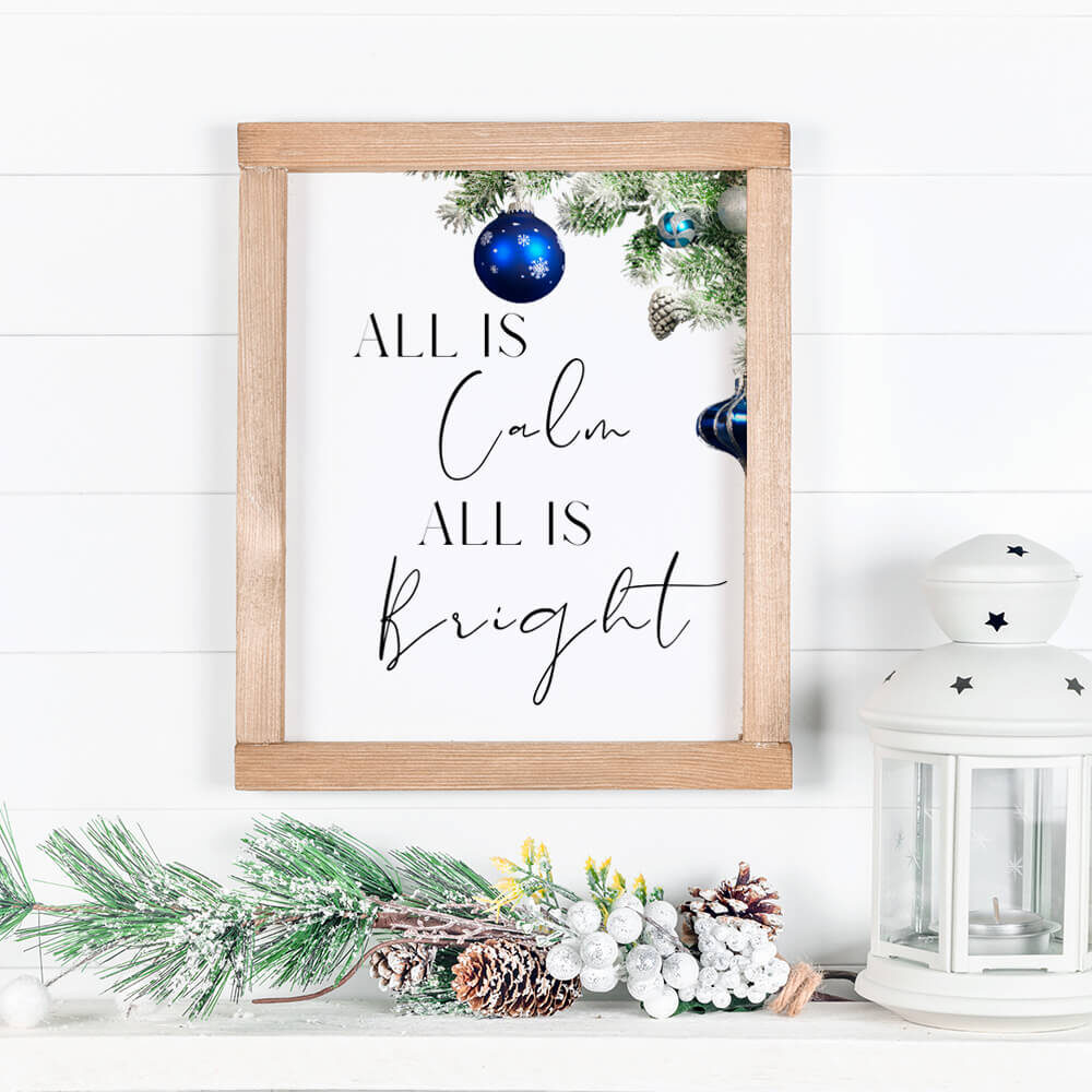 All is calm all is bright Poster