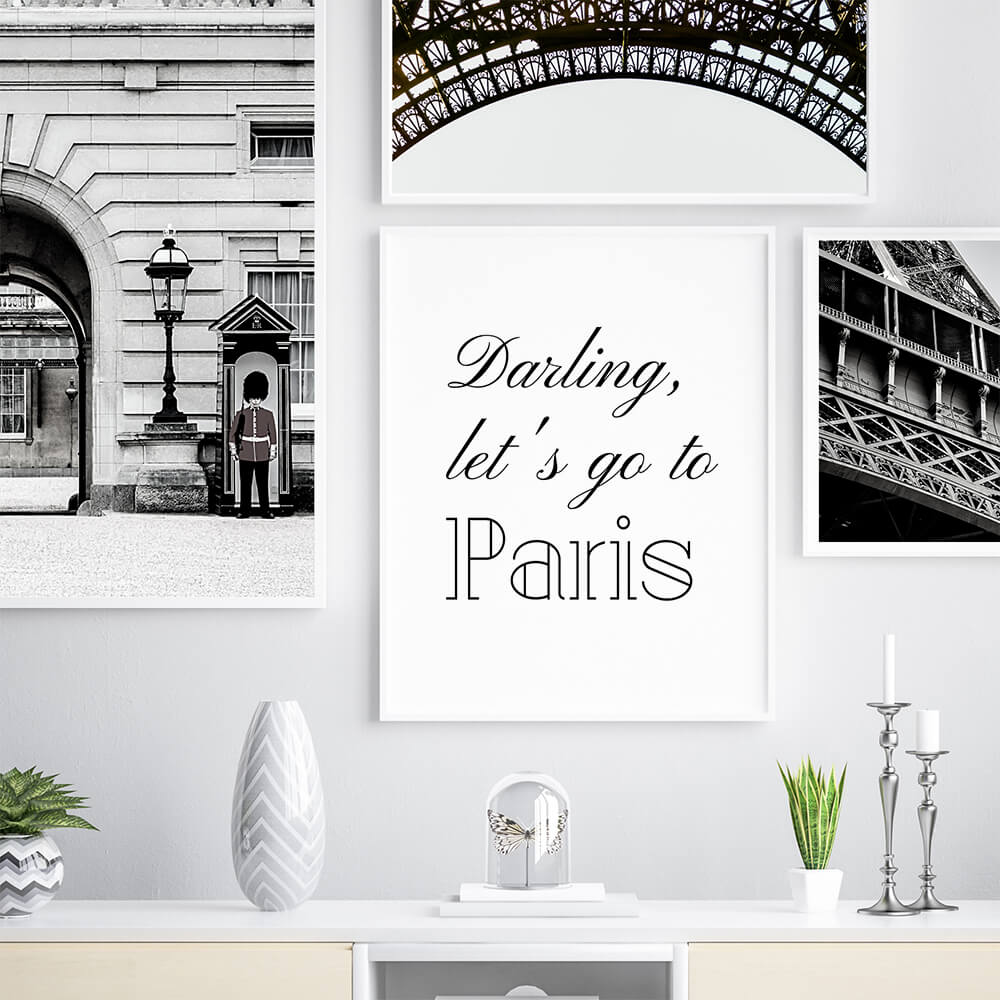 Darling let's go to Paris Printable