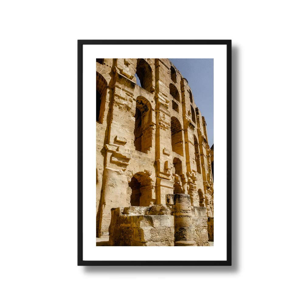 El Jem Amphitheatre Travel Poster