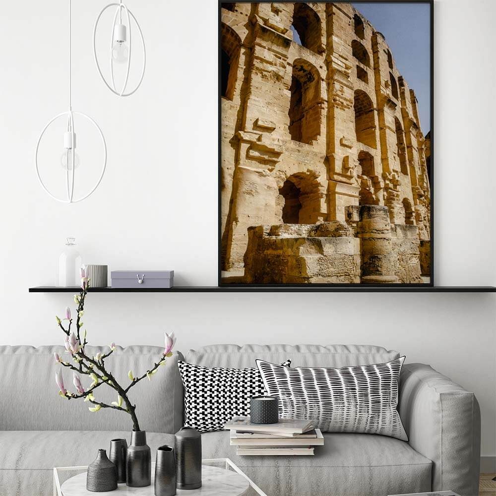 El Jem Amphitheatre Travel Poster