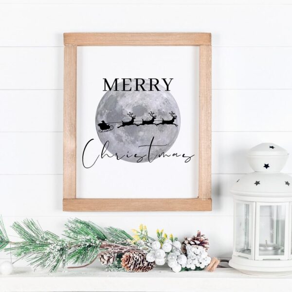 Merry Christmas Reindeer Printable Quote