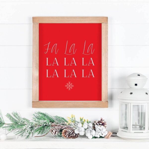 Falalalala Christmas poster