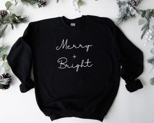 Merry and bright sweater