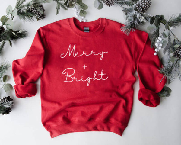 Merry and bright sweater
