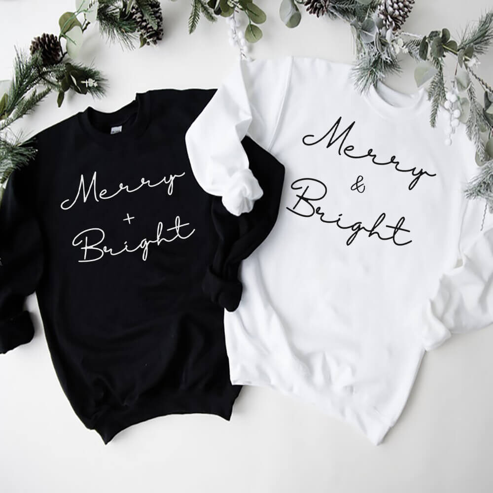 Merry and Bright Christmas Sweatshirt