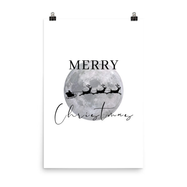 Merry Christmas Reindeer Poster - Image 2