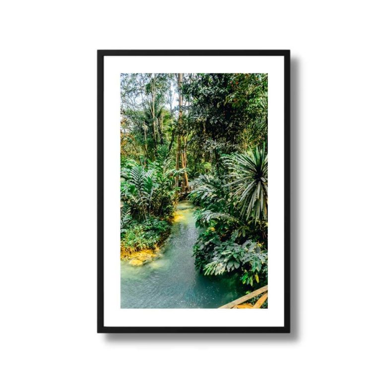 Kuang Si Waterfall Travel Poster - Shop simply blessed shy