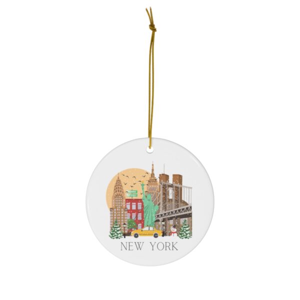 New York Christmas ornament