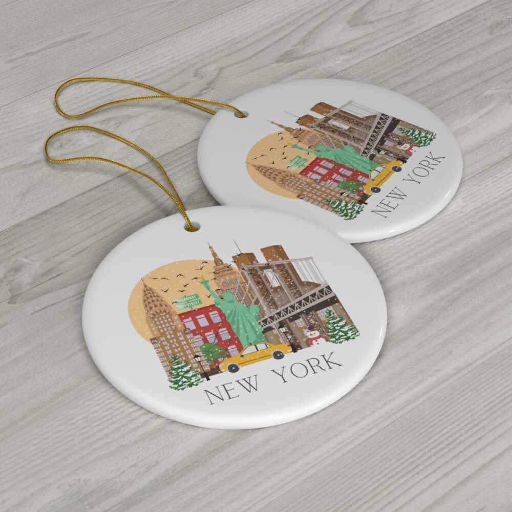 New York Christmas ornament