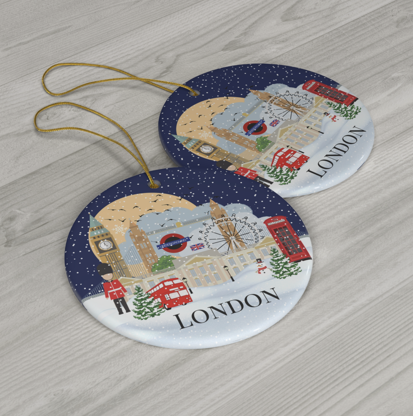 London Christmas ornament