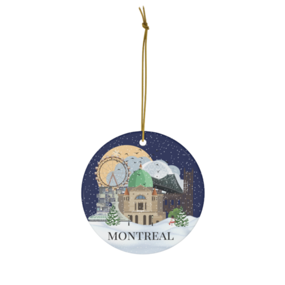 Montreal Christmas ornament