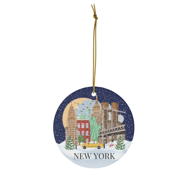 New York Christmas ornament