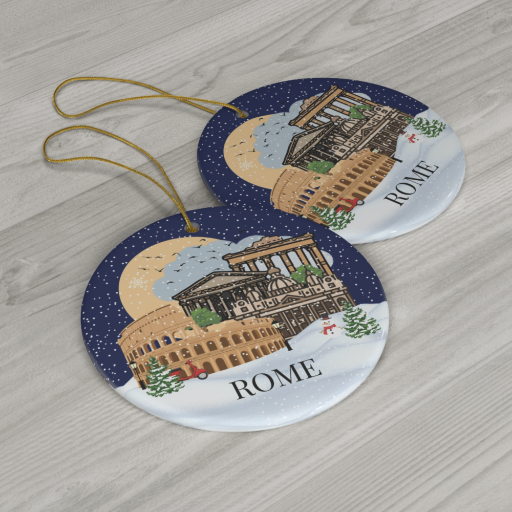 Rome Christmas ornament