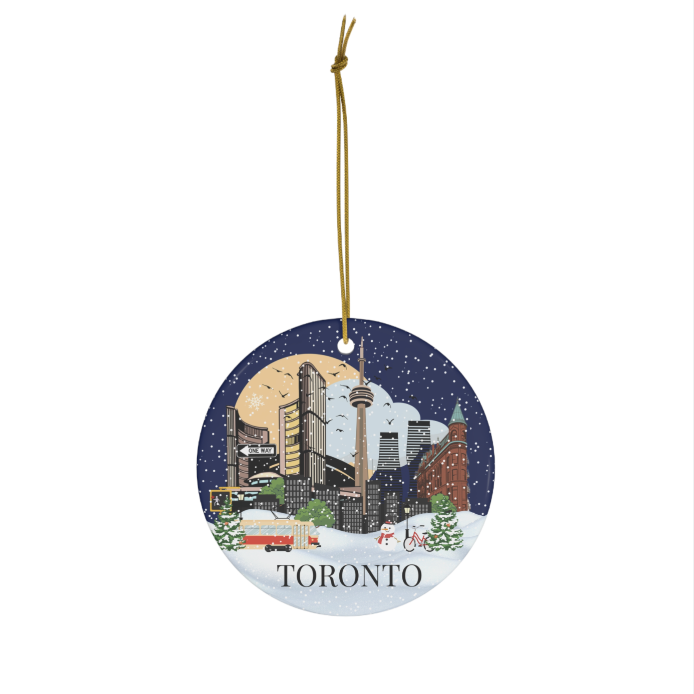 Toronto Christmas ornament