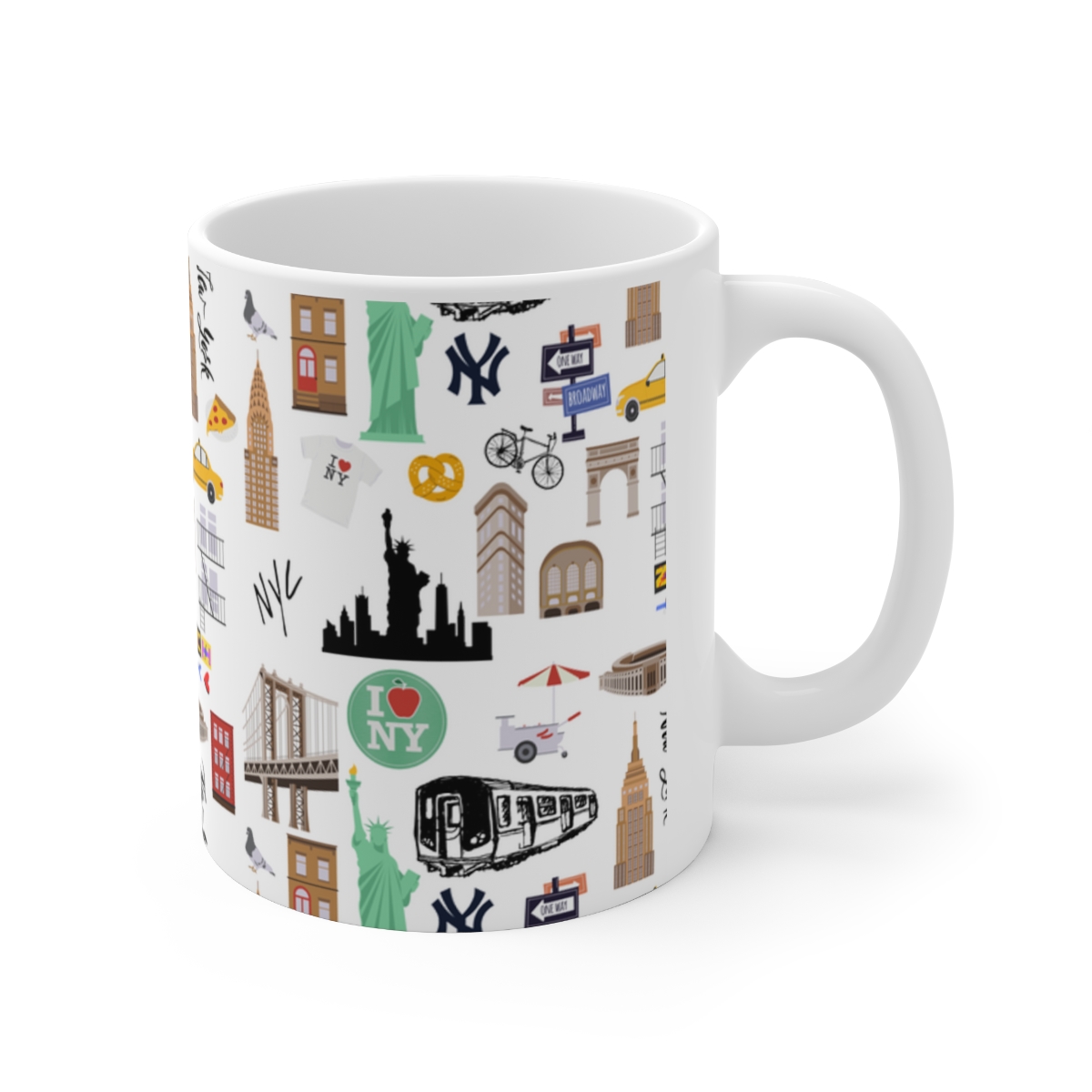 New York Pattern Coffee Mug