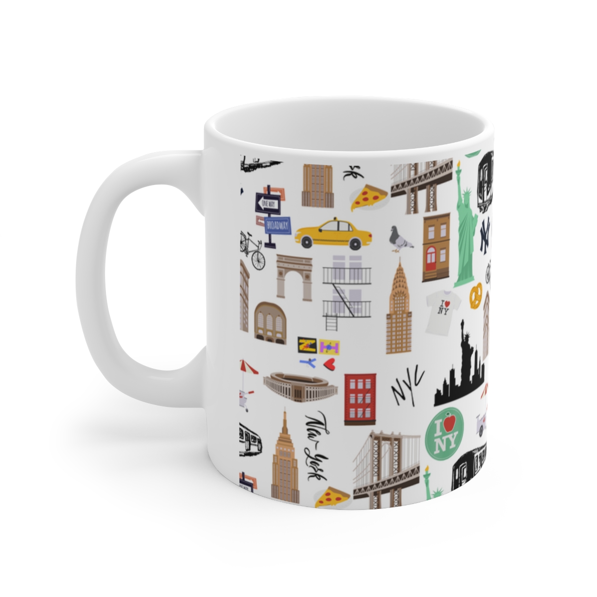 New York Pattern Coffee Mug