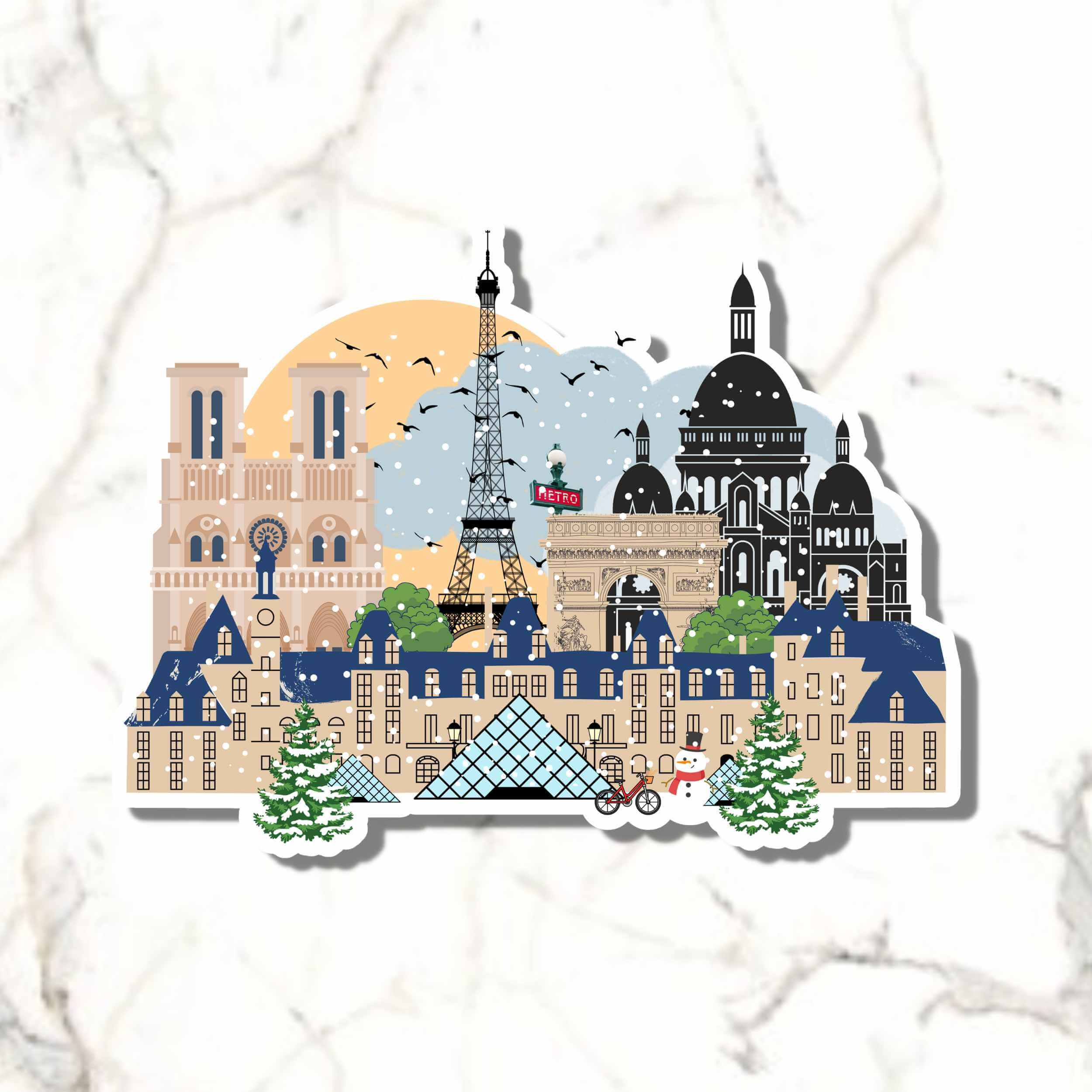 Paris Sticker