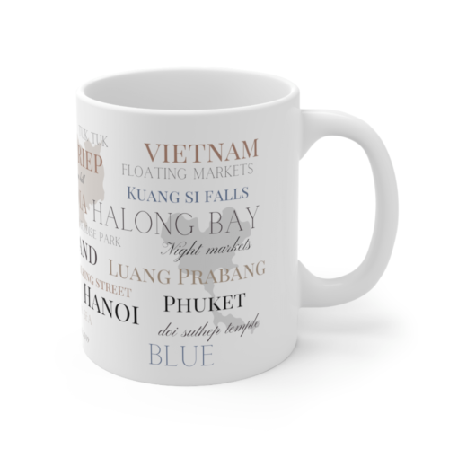 Southeast Asia coffee mug