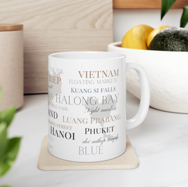 Southeast Asia coffee mug