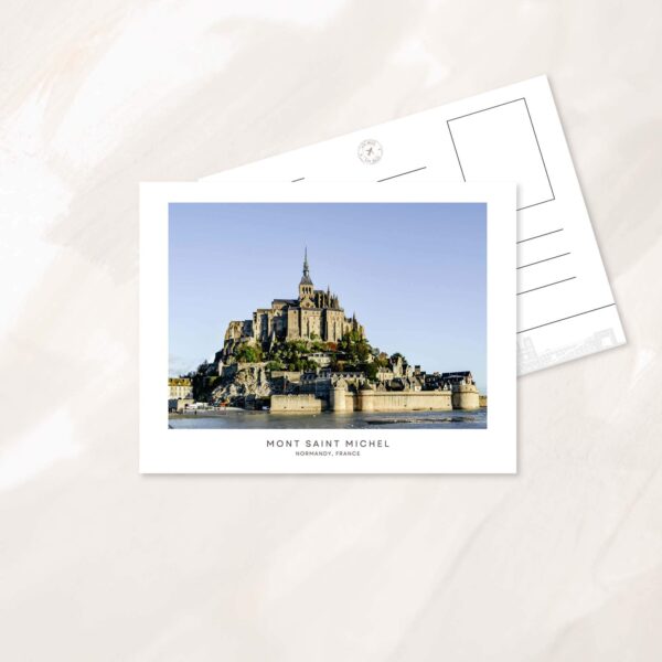 Mont Saint Michel Travel Postcard