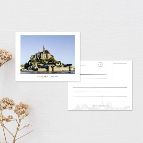 Mont Saint Michel Travel Postcard