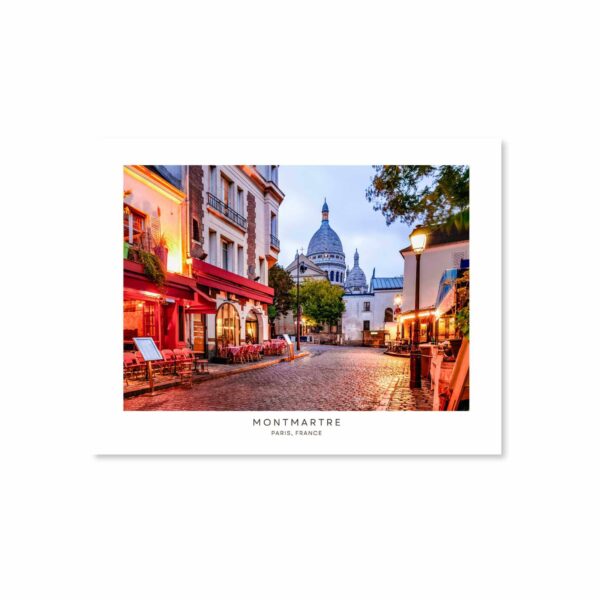 Montmartre, place du tretre postcard