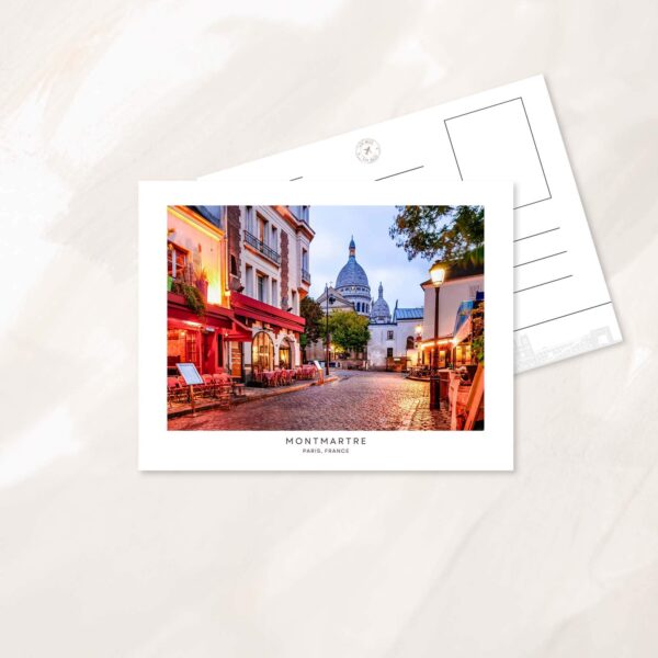 Montmartre, place du tretre postcard