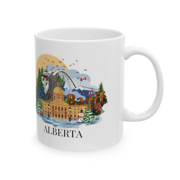 Alberta Christmas coffee mug