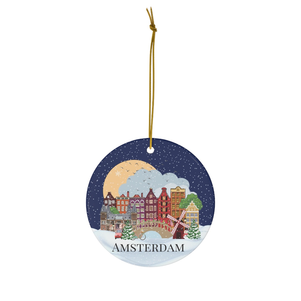 Amsterdam Christmas ornament