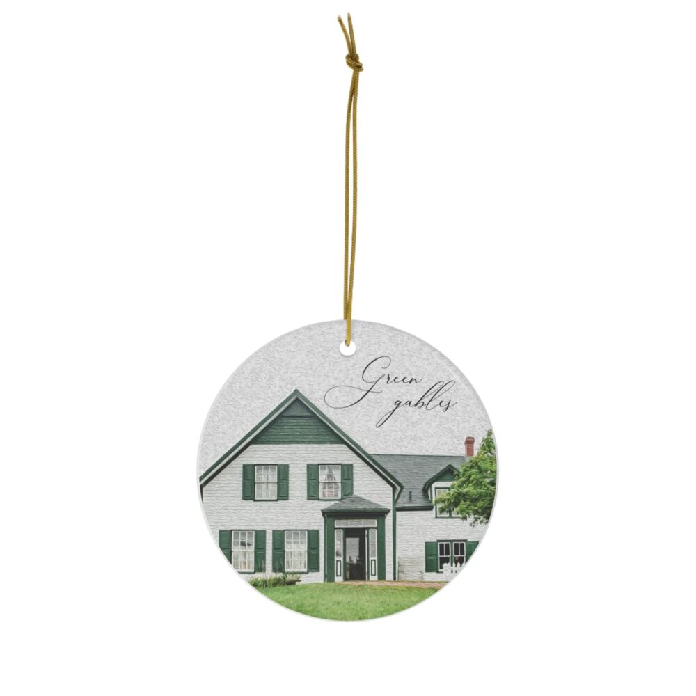 Green Gables House Christmas ornament