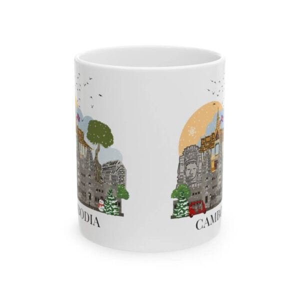 Cambodia Christmas Mug - Image 6