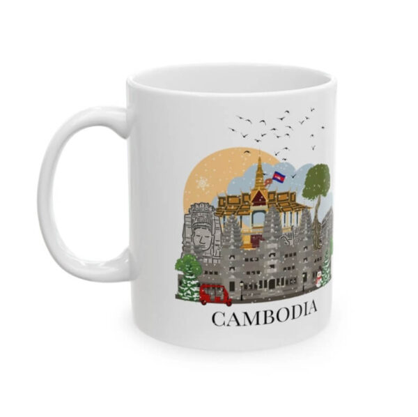 Cambodia Christmas Mug - Image 5