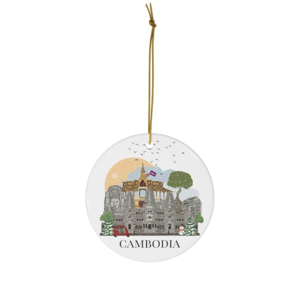 Cambodia Christmas ornament