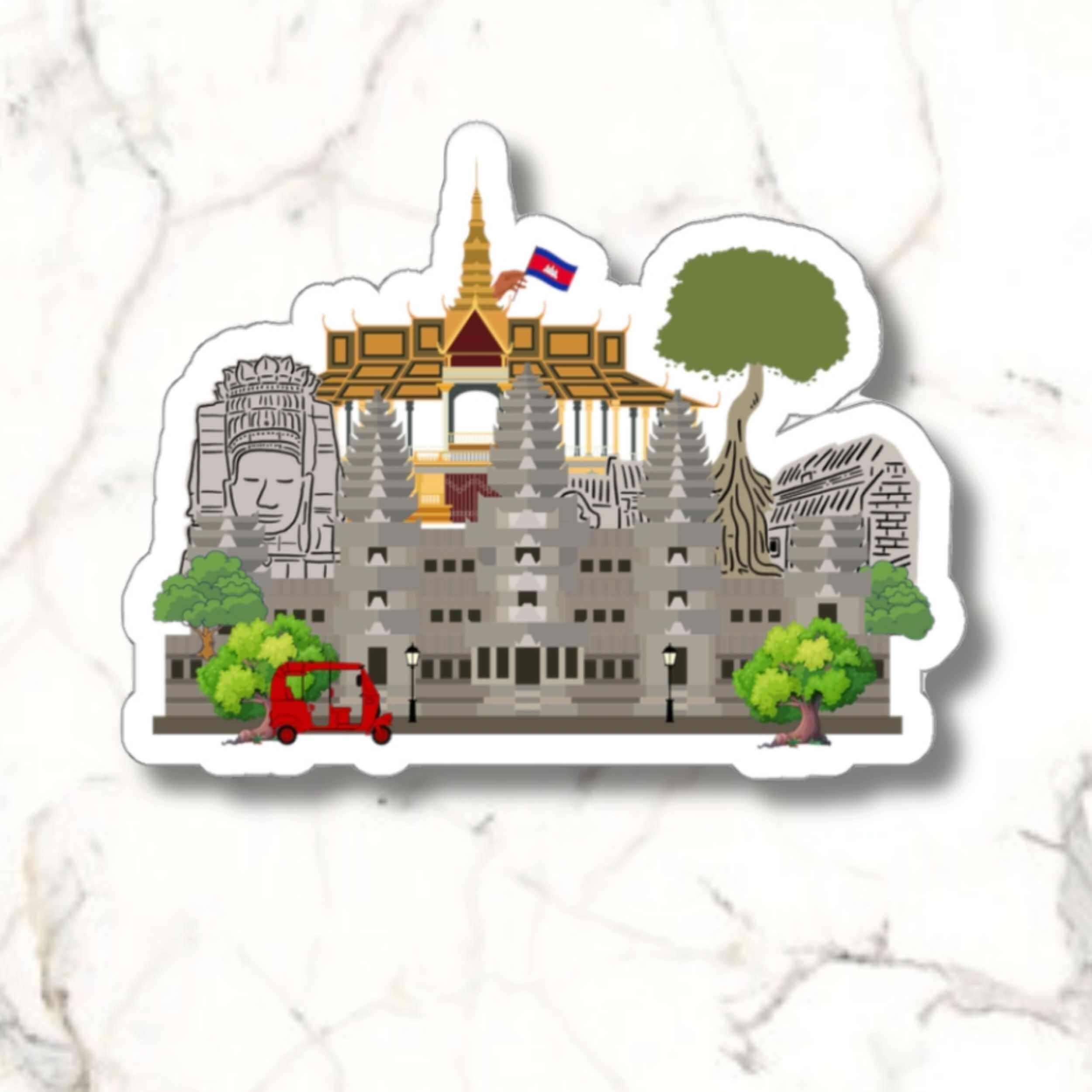 Cambodia Sticker