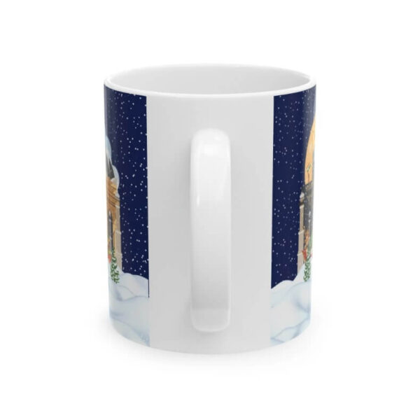 India Christmas coffee mug