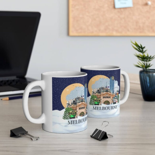 Melbourne Christmas Mug - Image 3