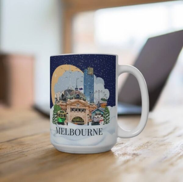 Melbourne Christmas Mug - Image 4